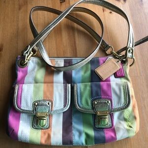 Coach Multicolor Rainbow Purse